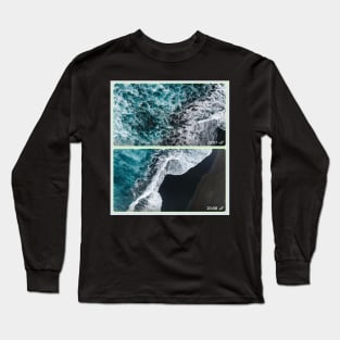 Whatsapp Black sand coast Long Sleeve T-Shirt